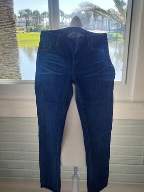 Vera Wang Dark Blue Skinny Jeans